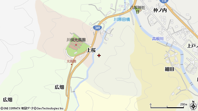 〒960-1415 福島県伊達郡川俣町仁井町の地図