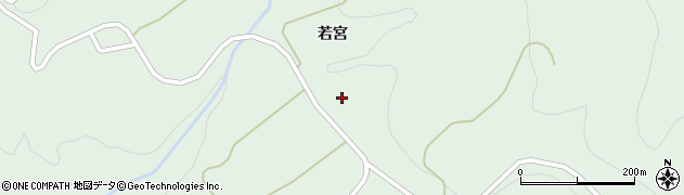 福島県喜多方市高郷町磐見（若宮）周辺の地図