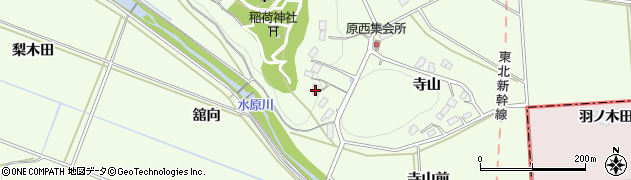 福島県福島市松川町（土合舘）周辺の地図