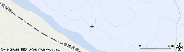福島県西会津町（耶麻郡）新郷大字豊洲（楜桃曽利）周辺の地図