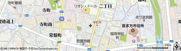 福島県喜多方市三丁目4821周辺の地図