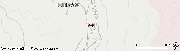 福島県南相馬市原町区大谷砂利56周辺の地図