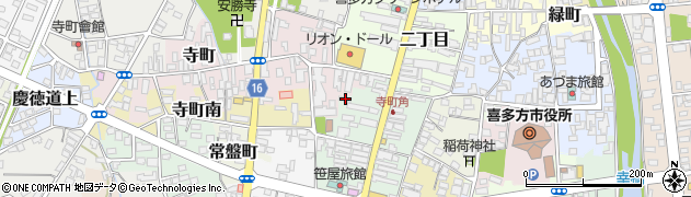 福島県喜多方市三丁目4820周辺の地図