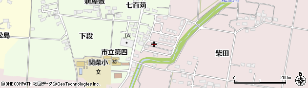 福島県喜多方市関柴町三津井堰下2325周辺の地図