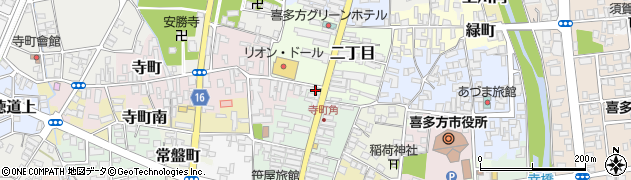 福島県喜多方市三丁目4814周辺の地図