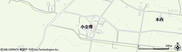 福島県福島市松川町（小金塚）周辺の地図