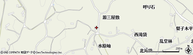 福島県福島市飯野町明治（源三屋敷）周辺の地図