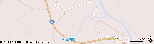 福島県西会津町（耶麻郡）宝坂大字宝坂（欠ノ下乙）周辺の地図