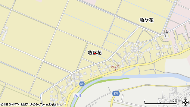 〒959-0102 新潟県燕市牧ケ花の地図