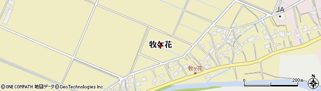 新潟県燕市牧ケ花周辺の地図