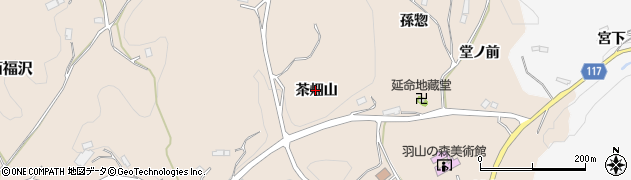 福島県川俣町（伊達郡）西福沢（茶畑山）周辺の地図