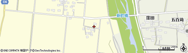 福島県喜多方市慶徳町松舞家（中台）周辺の地図