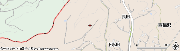 福島県伊達郡川俣町西福沢後田周辺の地図