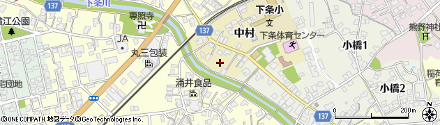 新潟県加茂市中村5周辺の地図
