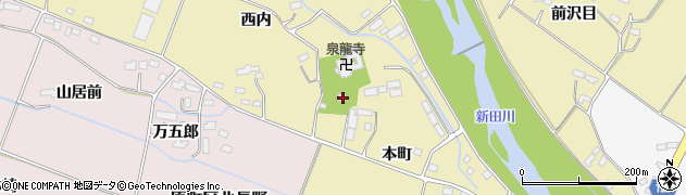 福島県南相馬市原町区北新田本町3周辺の地図