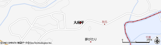 福島県北塩原村（耶麻郡）檜原（大府平）周辺の地図