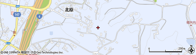 福島県福島市松川町沼袋周辺の地図