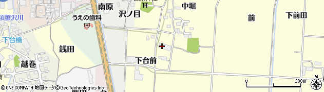 株式会社タナカ三精　喜多方工場周辺の地図