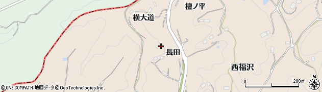 福島県川俣町（伊達郡）西福沢（観音山）周辺の地図