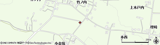 福島県福島市松川町（深田）周辺の地図