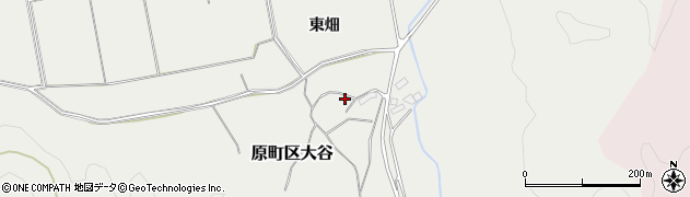 福島県南相馬市原町区大谷砂利24周辺の地図