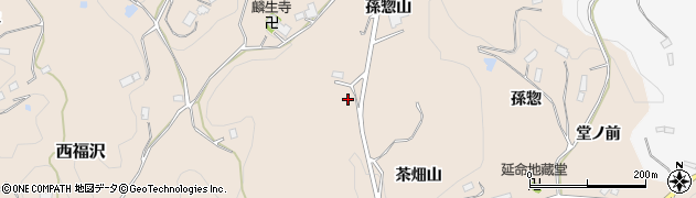 福島県伊達郡川俣町西福沢惣田周辺の地図