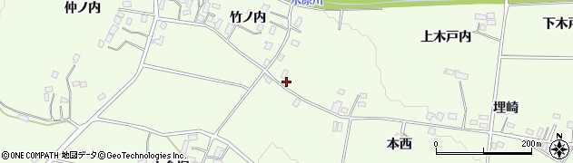 福島県福島市松川町竹ノ内31周辺の地図