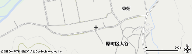 福島県南相馬市原町区大谷（北向）周辺の地図