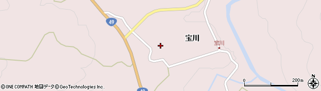 福島県西会津町（耶麻郡）宝坂大字宝坂（遠瀬戸）周辺の地図