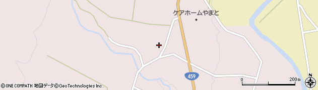 福島県喜多方市山都町木幡北原道上丁1710周辺の地図