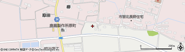 福島県南相馬市原町区長野（上田）周辺の地図
