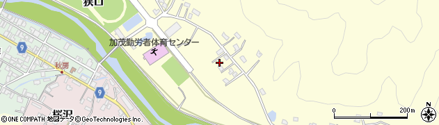 新潟県加茂市狭口甲周辺の地図