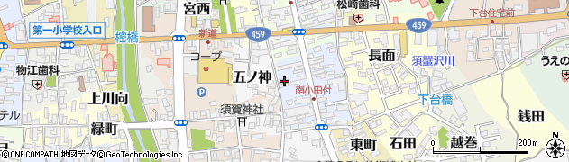 福島県喜多方市南町2860周辺の地図