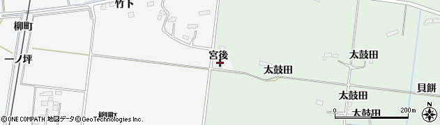 福島県南相馬市原町区上高平宮後周辺の地図