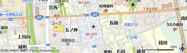 金田建設有限会社周辺の地図