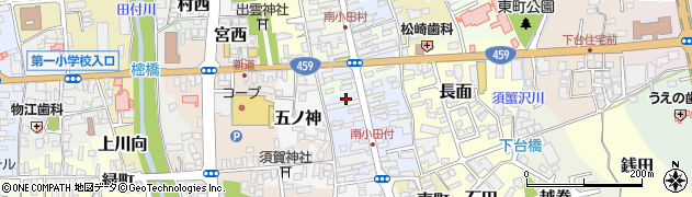 福島県喜多方市南町2871周辺の地図