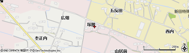福島県南相馬市原町区北長野（塚腰）周辺の地図