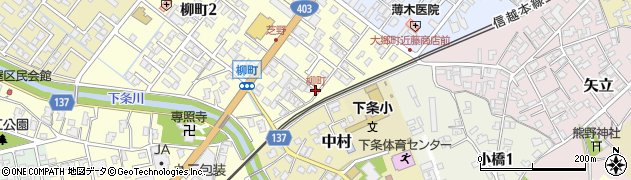 柳町周辺の地図