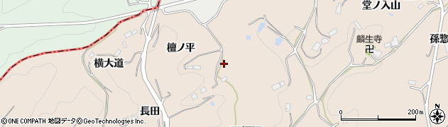 福島県伊達郡川俣町西福沢明道山周辺の地図