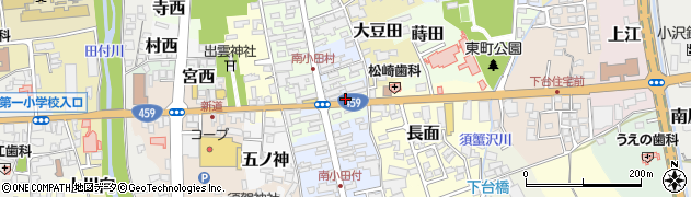 福島県喜多方市南町2883周辺の地図