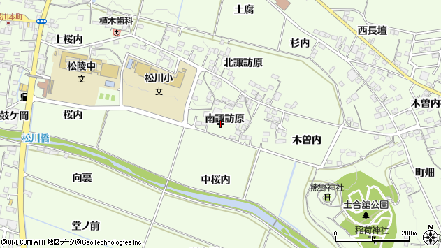 〒960-1241 福島県福島市松川町の地図