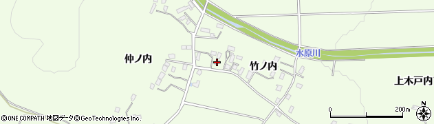福島県福島市松川町竹ノ内112周辺の地図