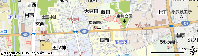 松崎歯科医院周辺の地図