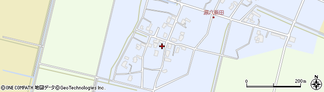 新潟県燕市源八新田123周辺の地図