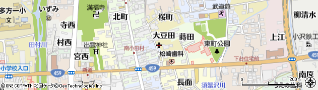 福島県喜多方市大豆田3019周辺の地図