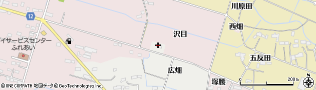 福島県南相馬市原町区長野（広畑）周辺の地図