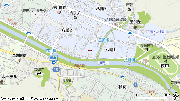 〒959-1333 新潟県加茂市八幡の地図