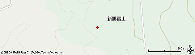 福島県西会津町（耶麻郡）新郷大字冨士（舘野山）周辺の地図