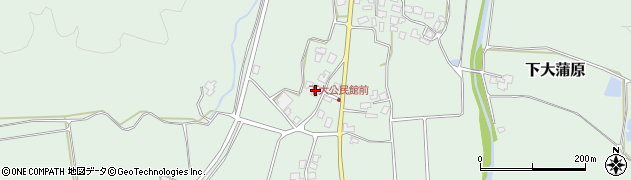 新潟県五泉市下大蒲原639周辺の地図