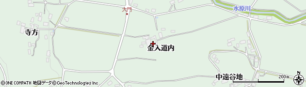 福島県福島市松川町水原（金入道内）周辺の地図